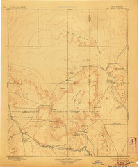 Mt. Taylor 1899 topographic map thumbnail