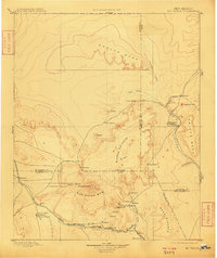 Mt. Taylor 1899 topographic map thumbnail