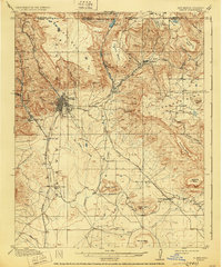 Raton 1914 topographic map thumbnail