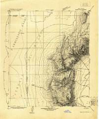 Salinas Peak 1916 topographic map thumbnail