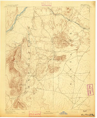 San Pedro 1892 topographic map thumbnail