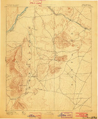 San Pedro 1892 topographic map thumbnail