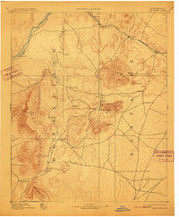 San Pedro 1892 topographic map thumbnail