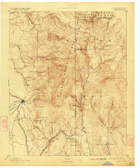 Santa Fe 1894 topographic map thumbnail
