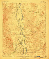 Socorro 1906 topographic map thumbnail