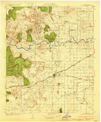 Tucumcari 1930 topographic map thumbnail