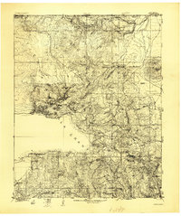 Tusas 1918 topographic map thumbnail