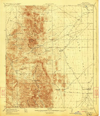 Walnut Wells 1918 topographic map thumbnail