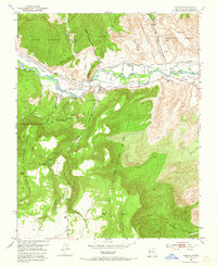 Abiquiu 1953 topographic map thumbnail
