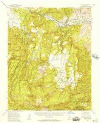 Abiquiu 1953 topographic map thumbnail