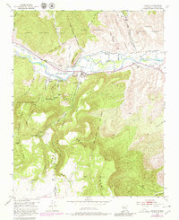 Abiquiu 1953 topographic map thumbnail
