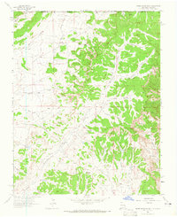 Adobe Downs Ranch 1963 topographic map thumbnail