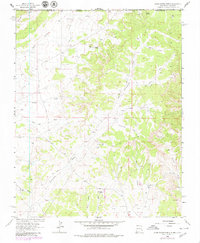 Adobe Downs Ranch 1963 topographic map thumbnail