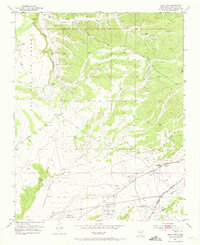 Agua Fria 1951 topographic map thumbnail
