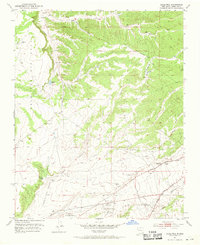 Agua Fria 1951 topographic map thumbnail