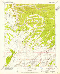 Agua Fria 1951 topographic map thumbnail