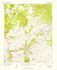 Agua Fria 1953 topographic map thumbnail