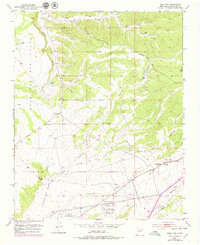 Agua Fria 1951 topographic map thumbnail