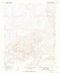 Alamo Mesa West 1966 topographic map thumbnail