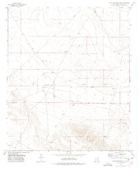 Alamo Mountain NE 1975 topographic map thumbnail
