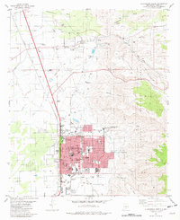 Alamogordo North 1981 topographic map thumbnail