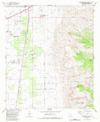 Alamogordo South 1981 topographic map thumbnail