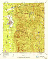 Alamogordo 1950 topographic map thumbnail