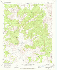 Alamosa Canyon 1969 topographic map thumbnail