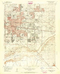 Albuquerque East 1954 topographic map thumbnail