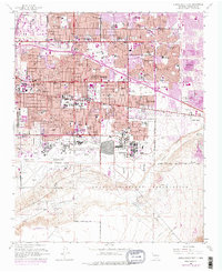 Albuquerque East 1960 topographic map thumbnail