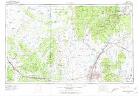 Albuquerque 1963 topographic map thumbnail
