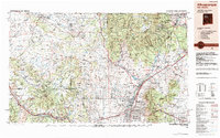 Albuquerque topographic map thumbnail