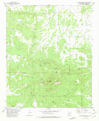 Alegres Mountain 1981 topographic map thumbnail