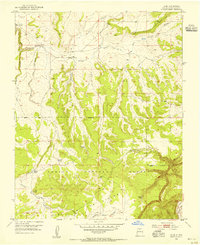 Alire 1953 topographic map thumbnail