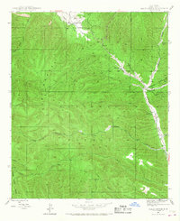 Allie Canyon 1947 topographic map thumbnail