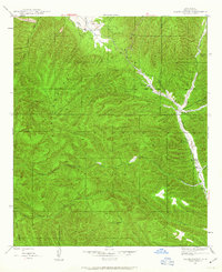 Allie Canyon 1947 topographic map thumbnail