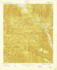 Allie Canyon 1948 topographic map thumbnail