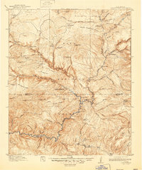 Alum Mountain 1913 topographic map thumbnail