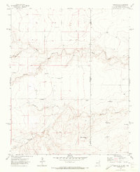 Amistad SE 1971 topographic map thumbnail