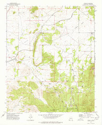Ancho 1973 topographic map thumbnail