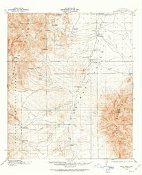 Animas Peak 1918 topographic map thumbnail