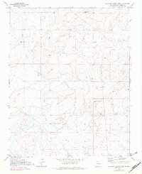 Antelope Lookout Mesa 1970 topographic map thumbnail