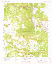 Anton Chico 1963 topographic map thumbnail