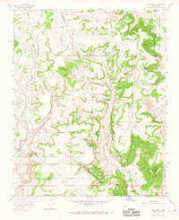 Arch Mesa 1957 topographic map thumbnail