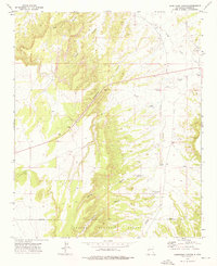 Armstrong Canyon 1972 topographic map thumbnail