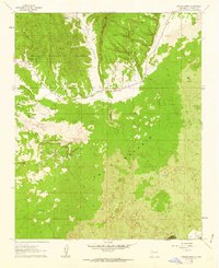 Arrosa Ranch 1961 topographic map thumbnail
