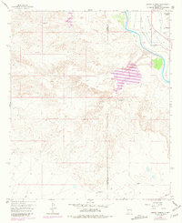 Arroyo Cuervo 1958 topographic map thumbnail