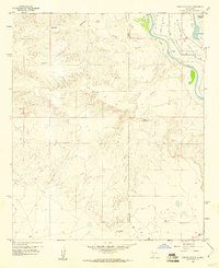 Arroyo Cuervo 1958 topographic map thumbnail