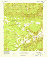 Arroyo Del Agua 1953 topographic map thumbnail