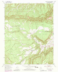 Arroyo Del Agua 1953 topographic map thumbnail